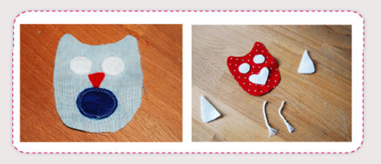 DIY MiniEule nähen Schnittmuster & Anleitung Binenstich