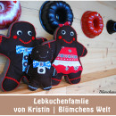Lebkuchenfamilie von bluemchenswelt.blogspot.de, genäht nach dem binenstich-E-Book "Lebkuchenfamilie | binenstich.de
