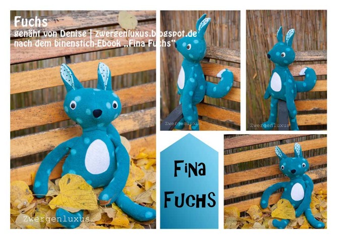 Fina Fuchs, genäht von Denise | zwergenluxus.blogspot.de, nach dem binenstich-Ebook "Fina Fuchs"