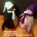 Pinguin-Duo, genäht von Stephanie nach dem binenstich-Ebook „Pelli Pinguin“ | binenstich.de