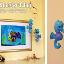 Glitzer-Seepferdchen, genäht von https://allie-and-me-design.blogspot.de, nach dem binenstich-E-Book "Seetje Seepferdchen" | binenstich.de