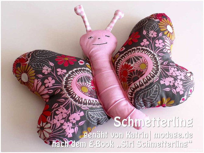 Schmetterling, genäht von Katrin | modage.de | nach dem binenstich-Ebook "Siri Schmetterling" | binenstich.de