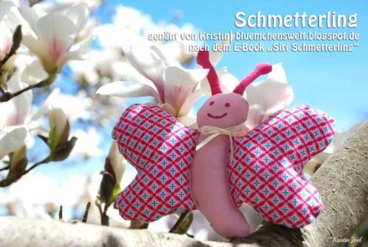 Schmetterling, genäht von Kristin |bluemchenswelt.blogspot.de | nach dem binenstich-Ebook "Siri Schmetterling" | binenstich.de