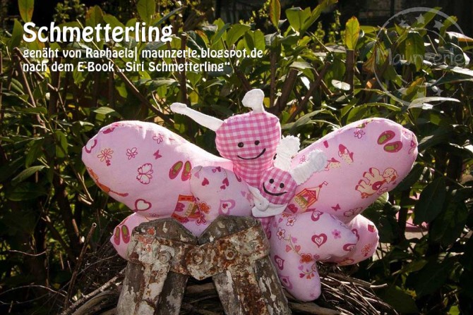 Schmetterling, genäht von Raphaela |maunzerle.blogspot.de | nach dem binenstich-Ebook "Siri Schmetterling" | binenstich.de