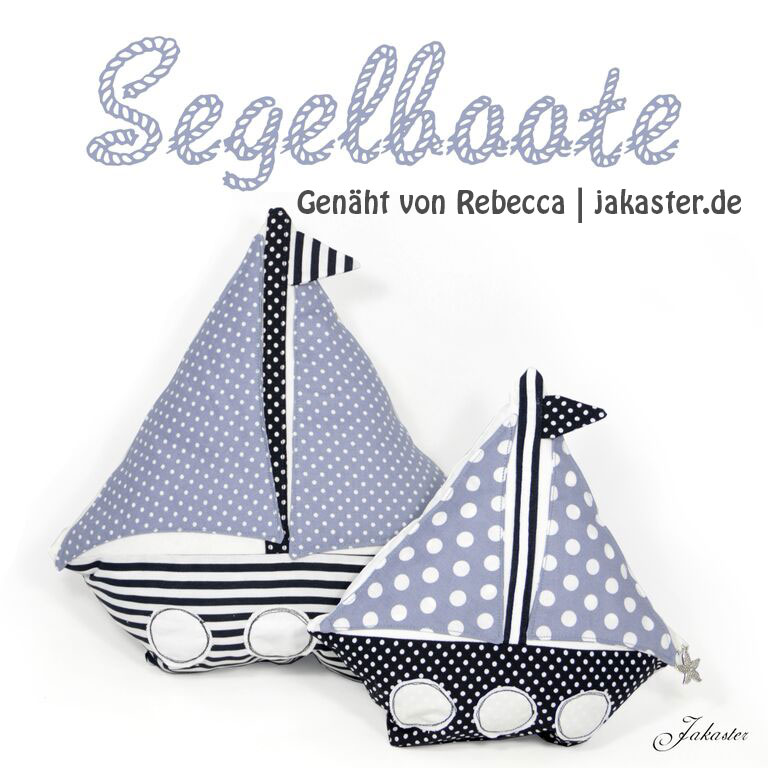 Segelboote, genäht von Rebecca | jakaster.de