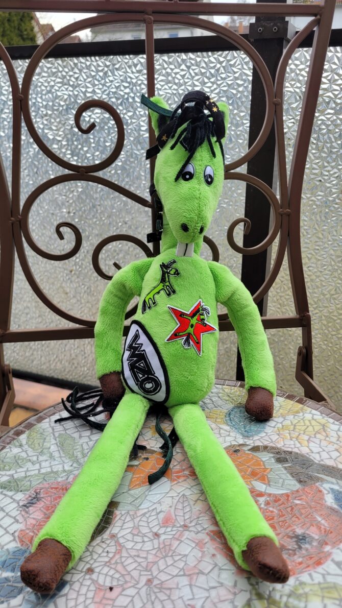 Pferd nähen Anleitung Schnittmuster Einhorn Nähanleitung