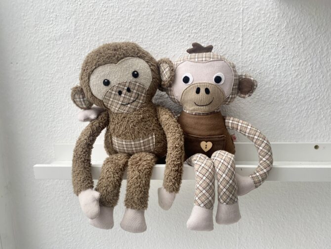 Affe Nähen Anleitung Schnittmuster Nähanleitung