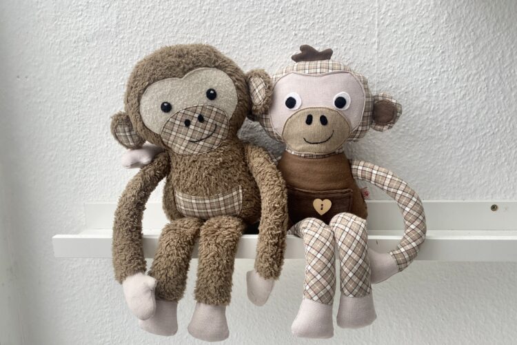 Affe Nähen Anleitung Schnittmuster Nähanleitung